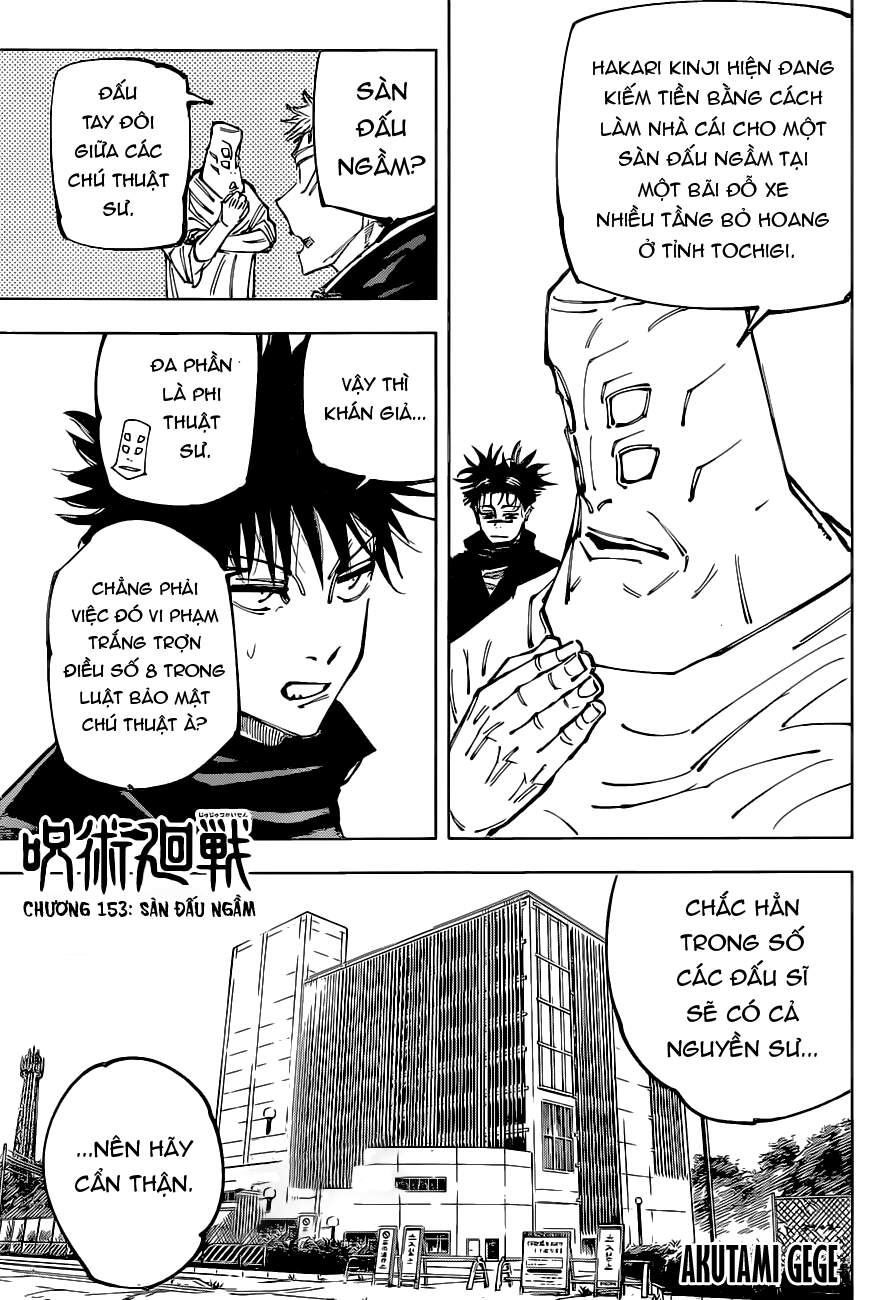 Chú Thuật Hồi Chiến Chap 153 - Next Chap 154