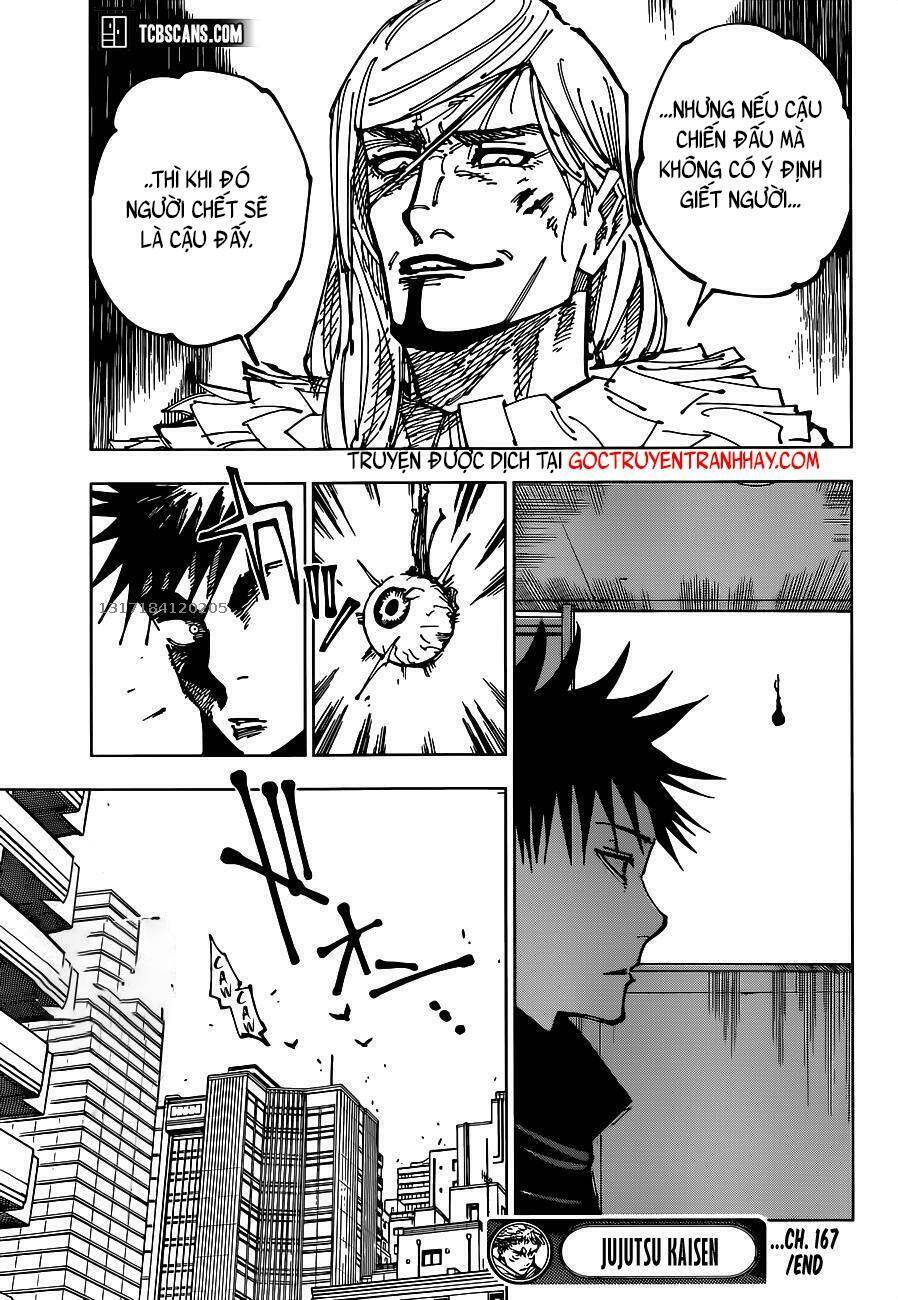Chú Thuật Hồi Chiến Chap 167 - Next Chap 168