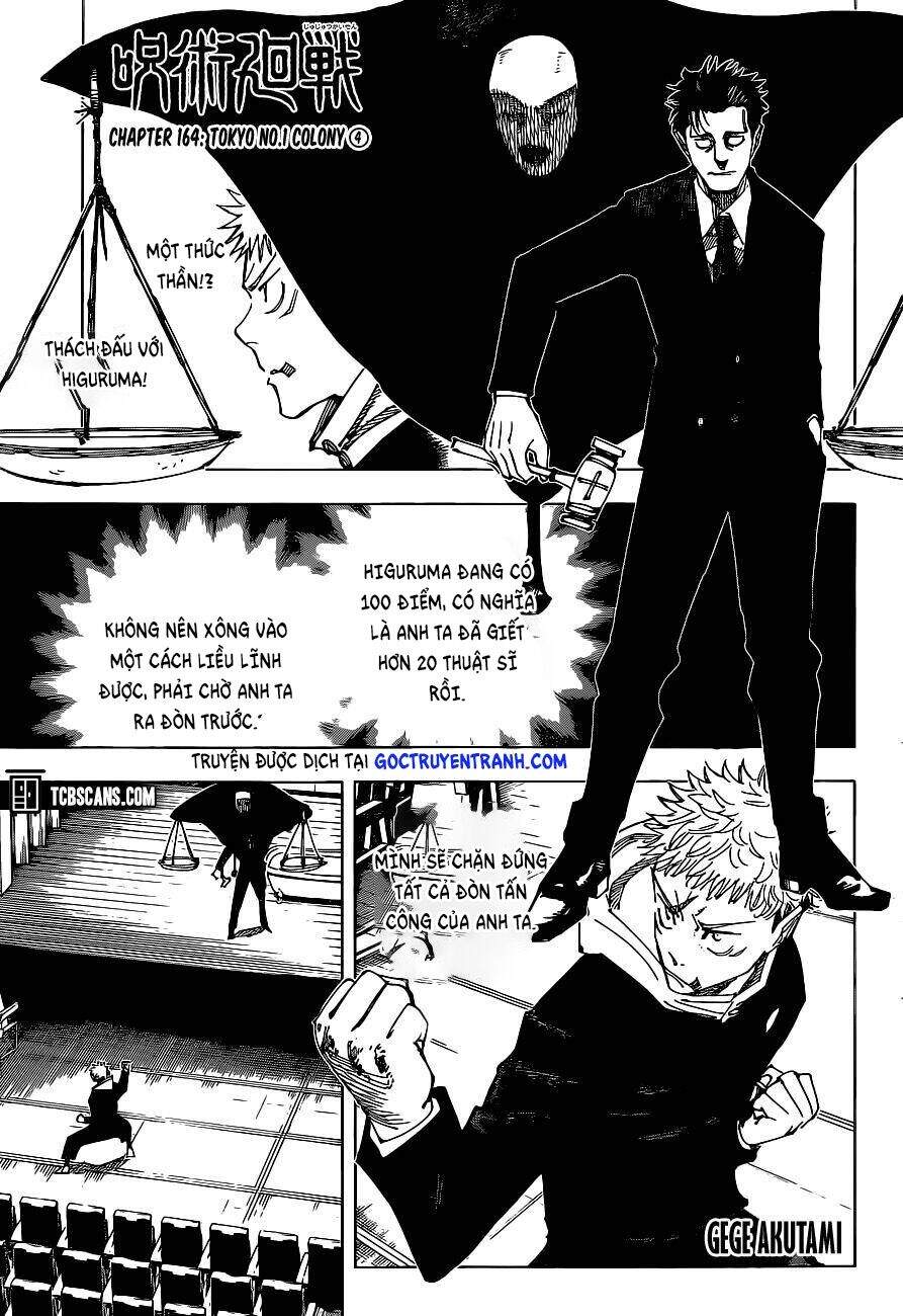 Chú Thuật Hồi Chiến Chap 164 - Next Chap 165