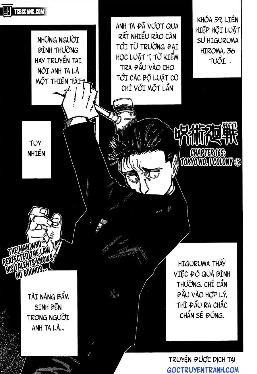 Chú Thuật Hồi Chiến Chap 165 - Next Chap 166