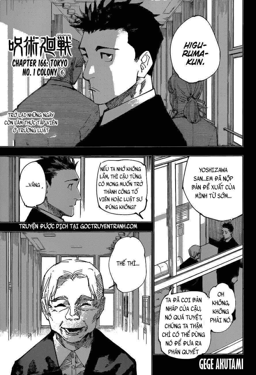Chú Thuật Hồi Chiến Chap 166 - Next Chap 167
