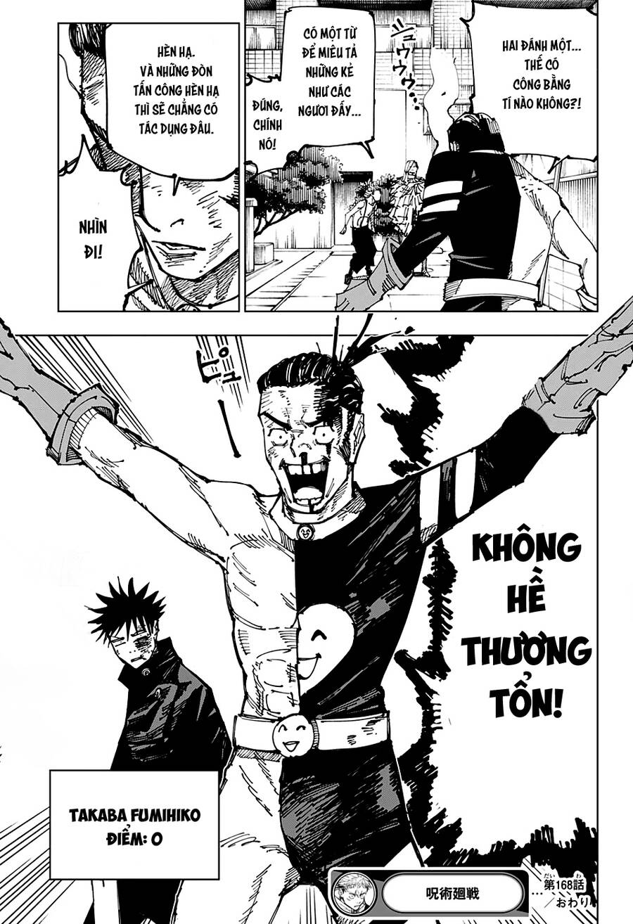 Chú Thuật Hồi Chiến Chap 168 - Next Chap 169