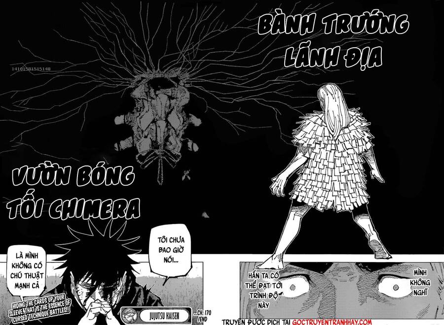 Chú Thuật Hồi Chiến Chap 170 - Next Chap 171