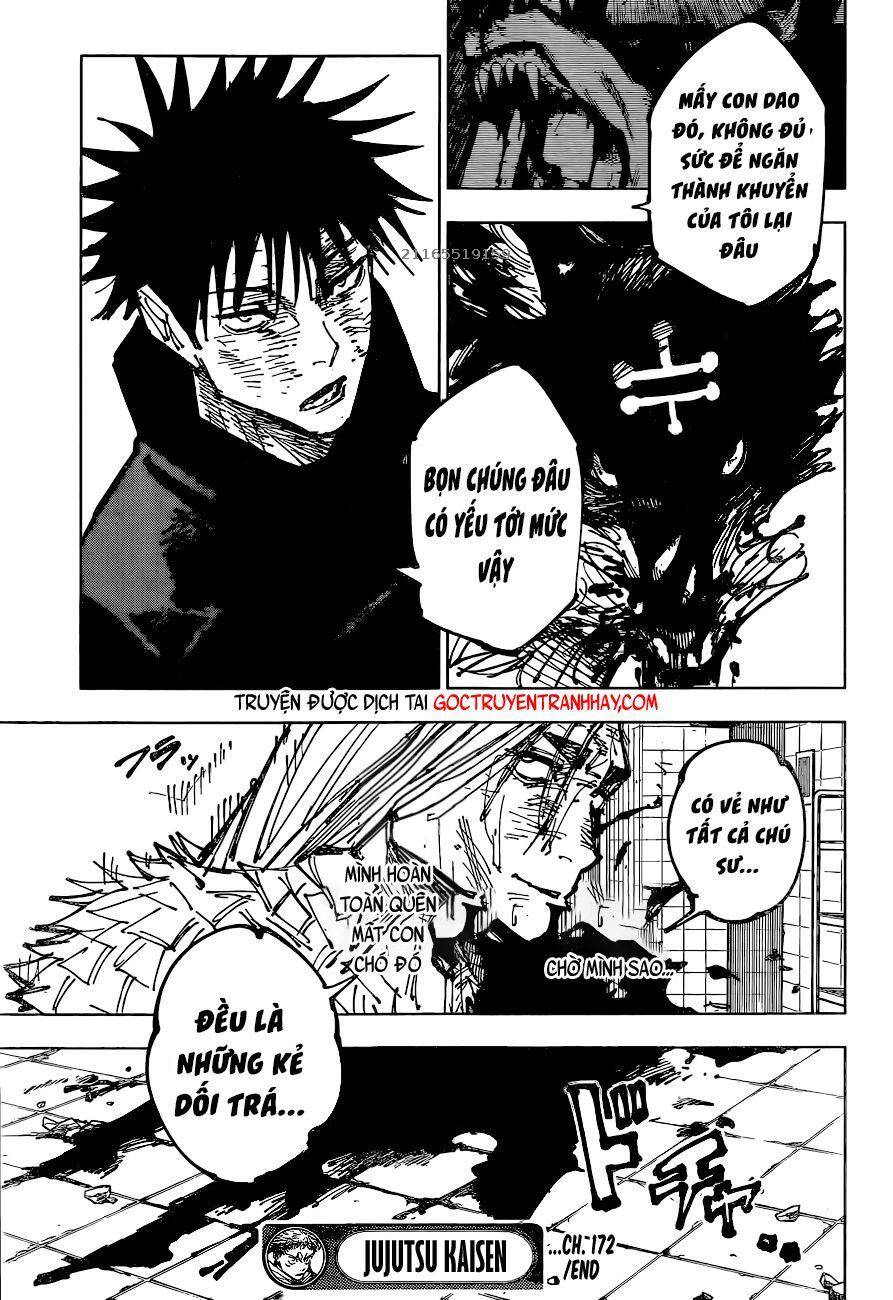 Chú Thuật Hồi Chiến Chap 172 - Next Chap 173