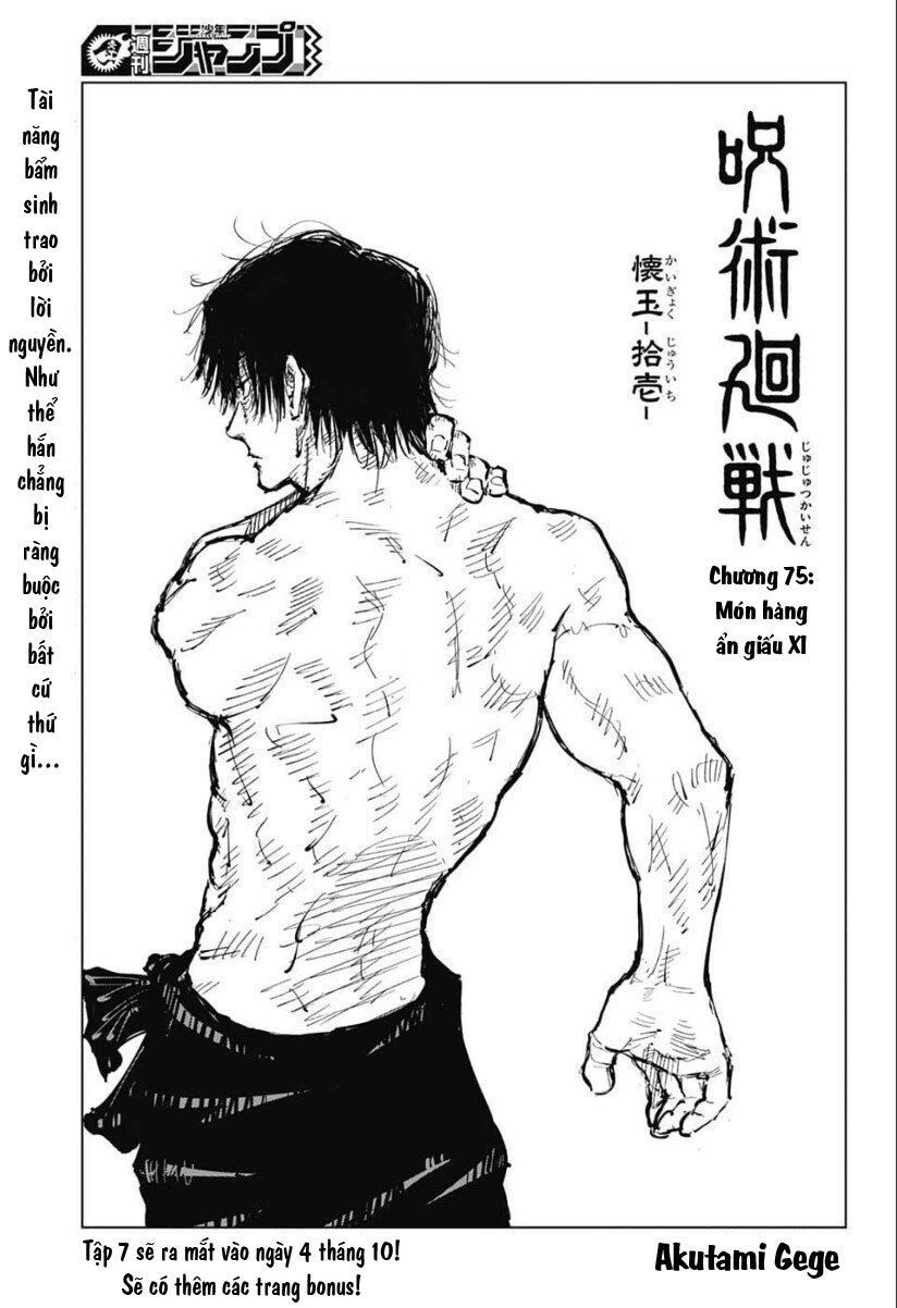 Chú Thuật Hồi Chiến Chap 75 - Next Chap 76