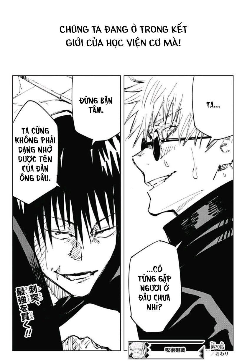 Chú Thuật Hồi Chiến Chap 70 - Next Chap 71