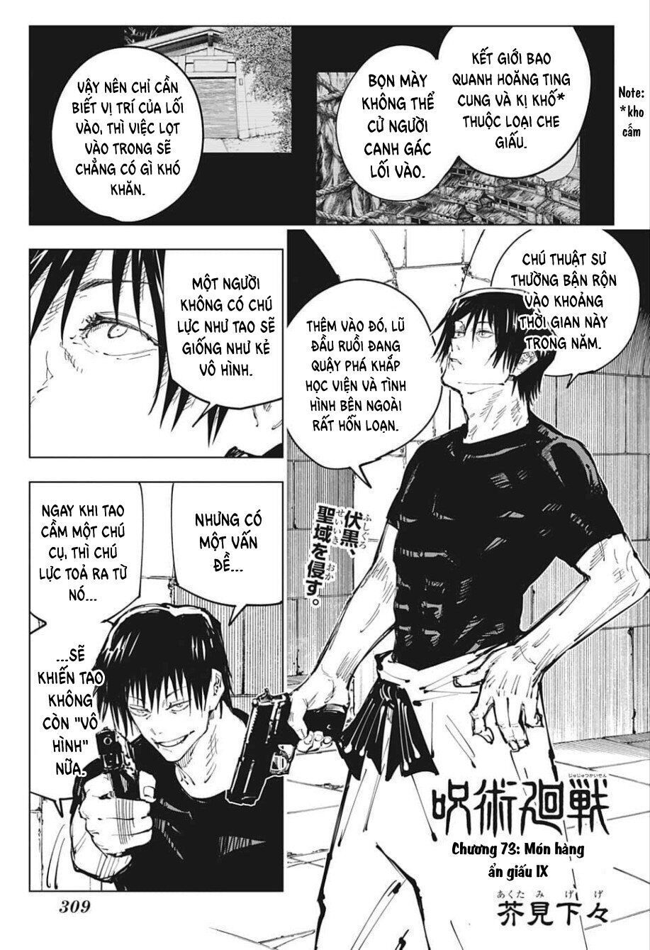 Chú Thuật Hồi Chiến Chap 73 - Next Chap 74