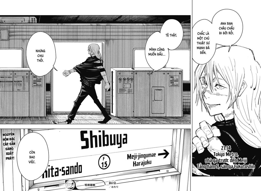 Chú Thuật Hồi Chiến Chap 87 - Next Chap 88