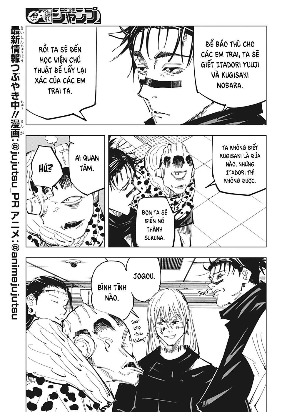 Chú Thuật Hồi Chiến Chap 92 - Next Chap 93
