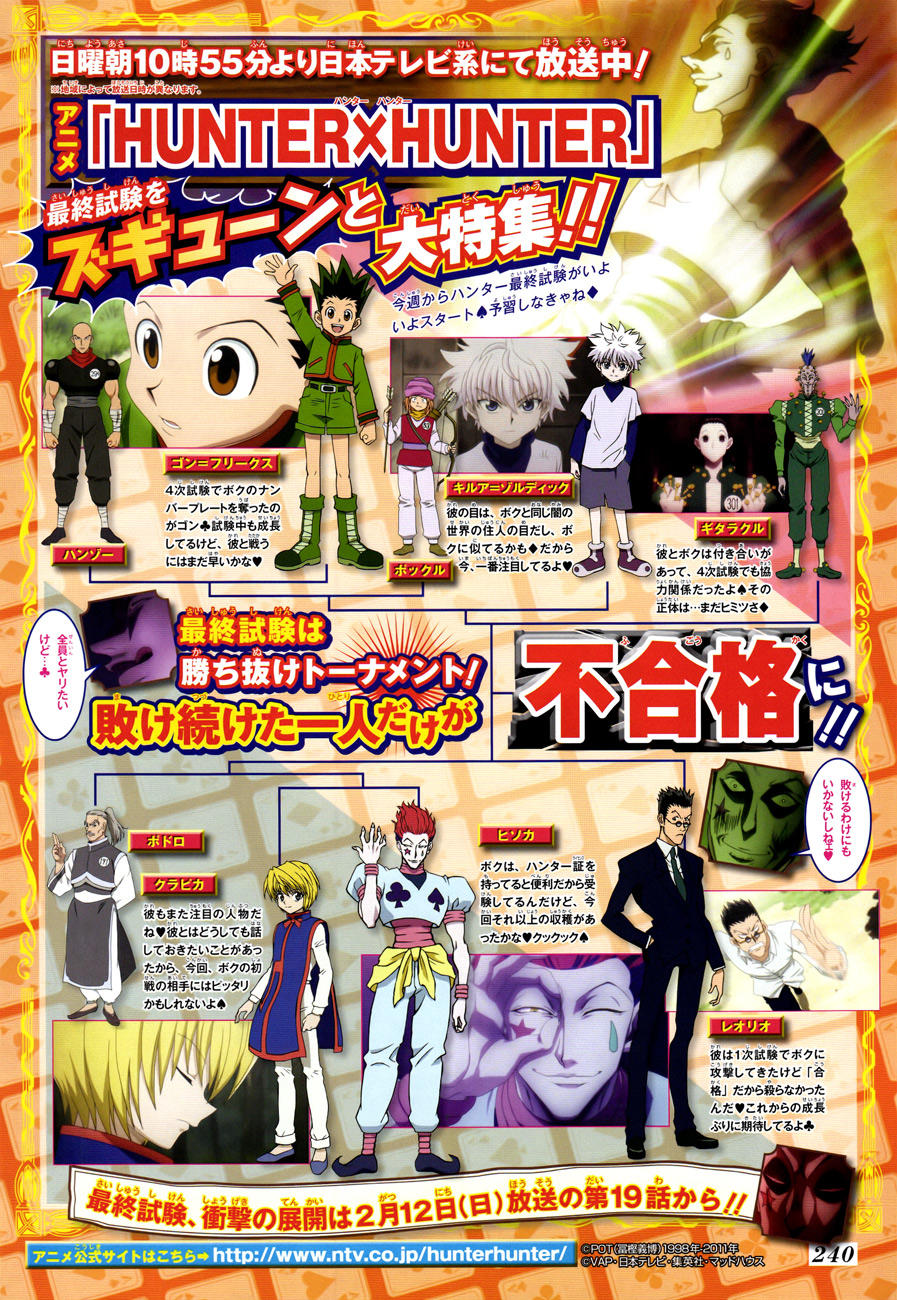 Hunter x Hunter Chap 334 - Next Chap 335