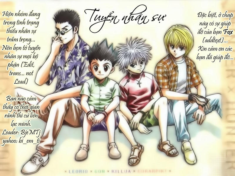 Hunter x Hunter Chap 316 - Next Chap 317