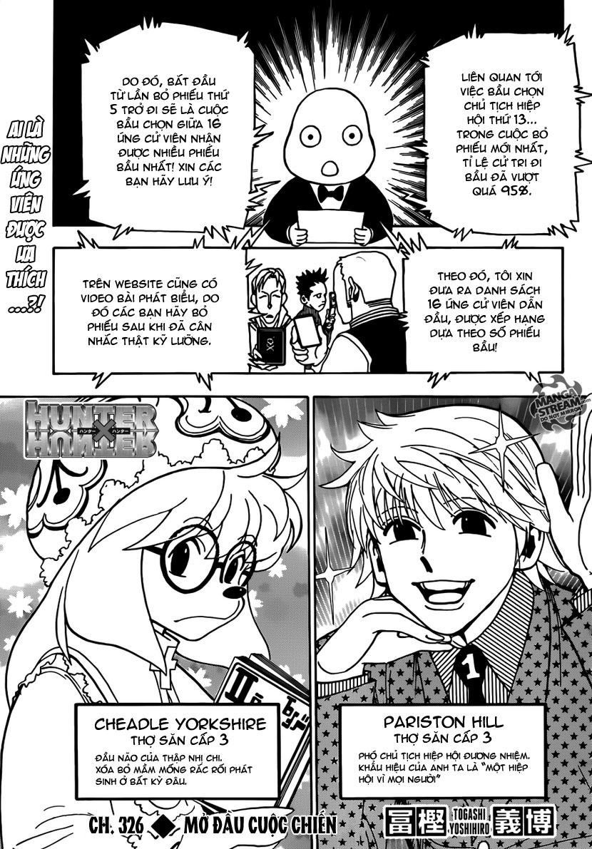 Hunter x Hunter Chap 326 - Next Chap 327