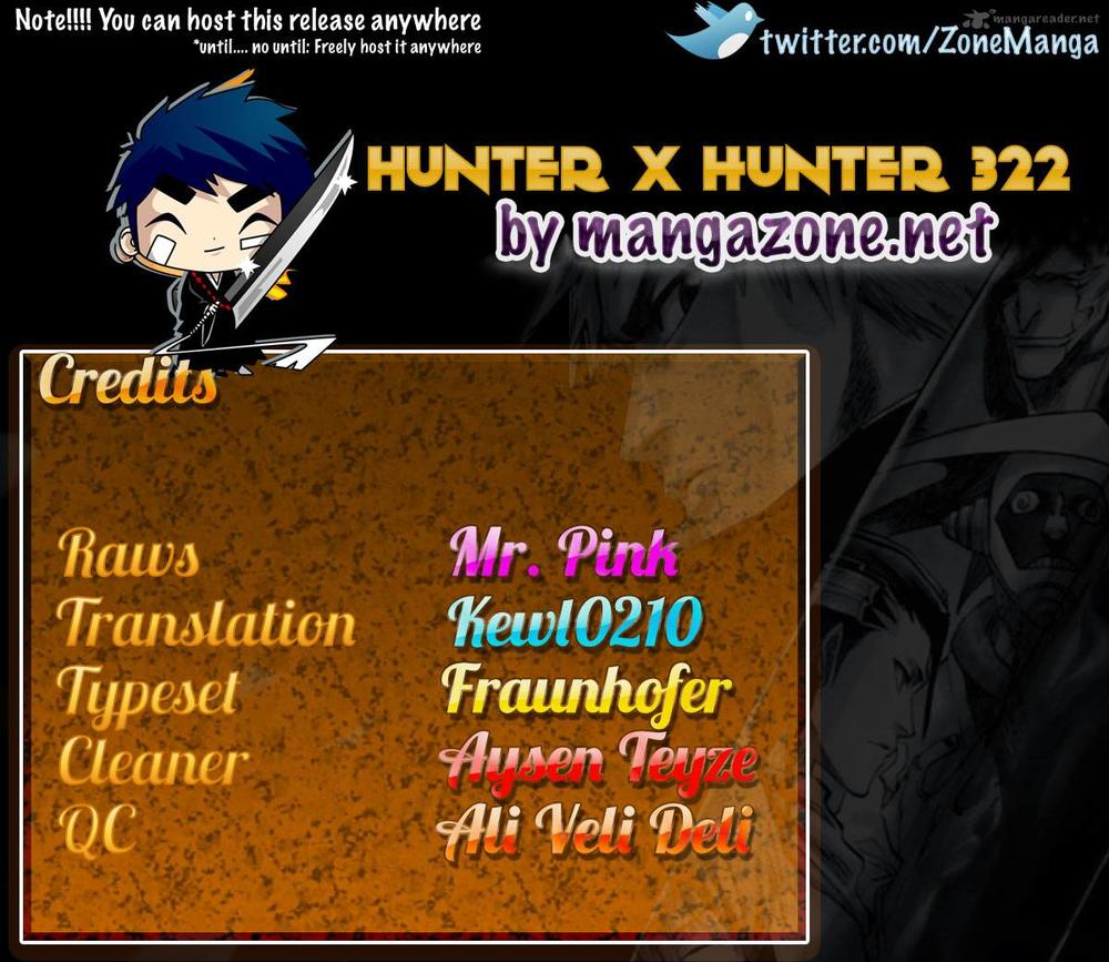 Hunter x Hunter Chap 322 - Next Chap 323