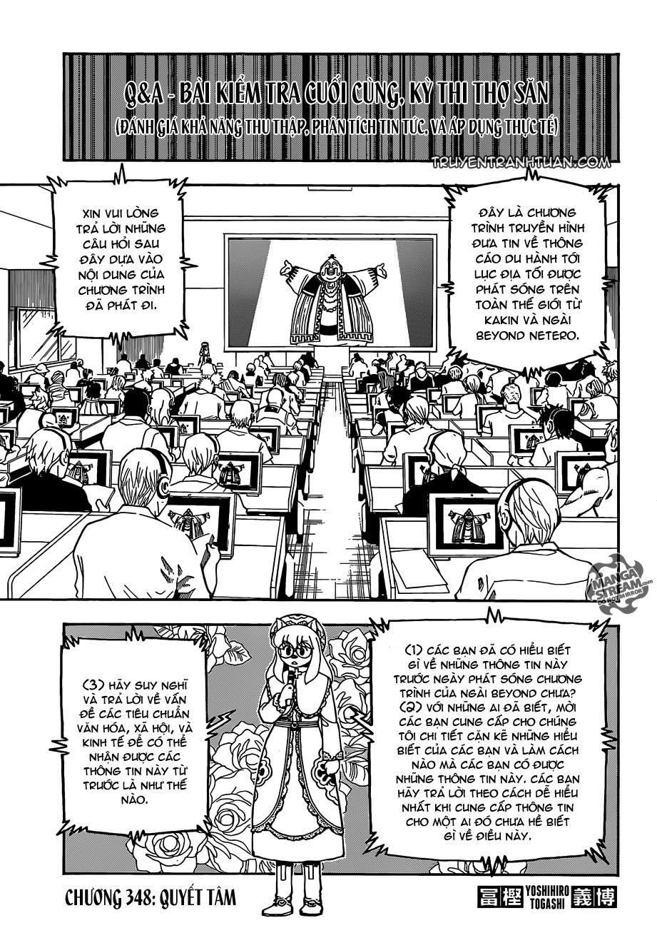 Hunter x Hunter Chap 348 - Next Chap 349