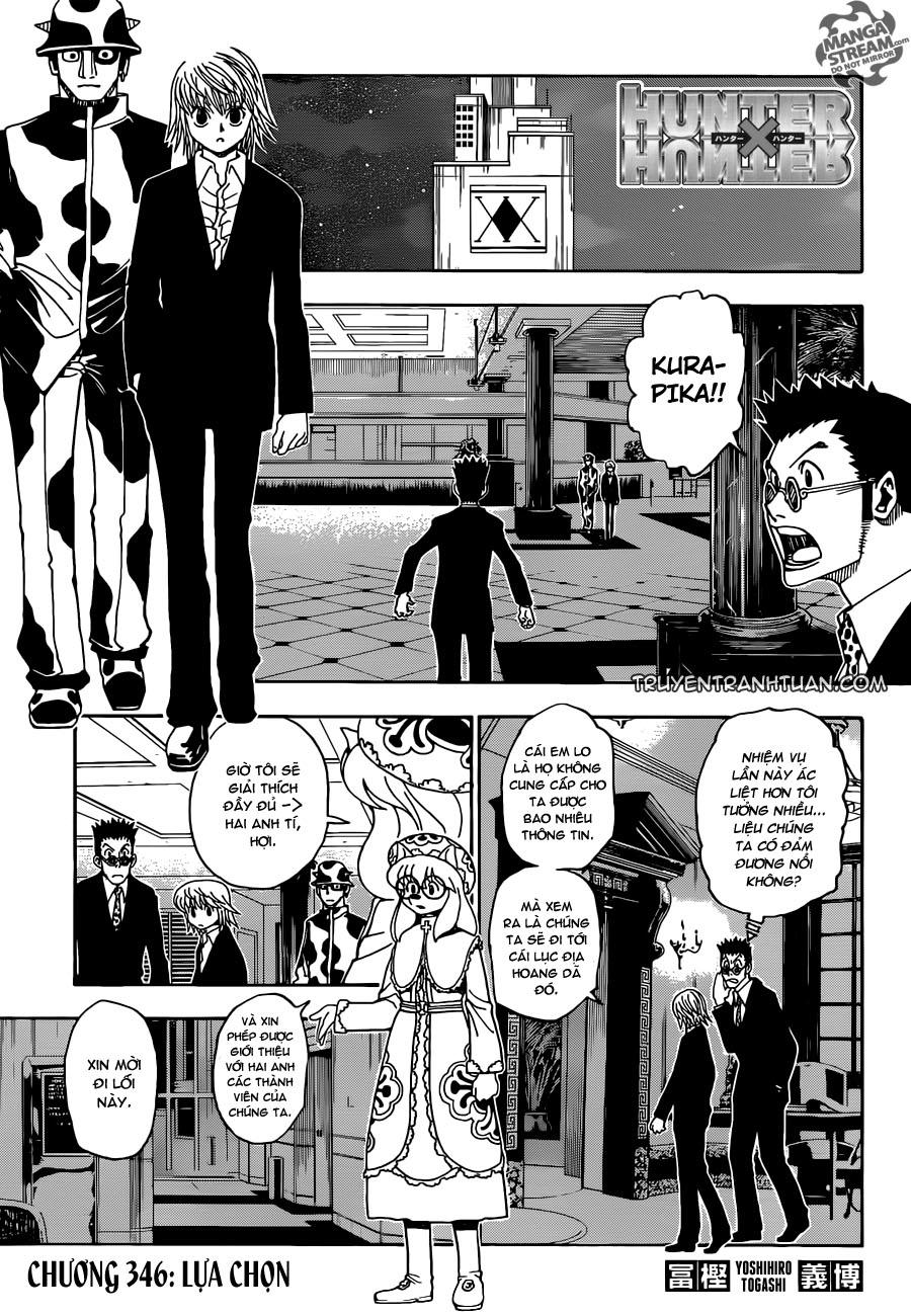 Hunter x Hunter Chap 346 - Next Chap 347