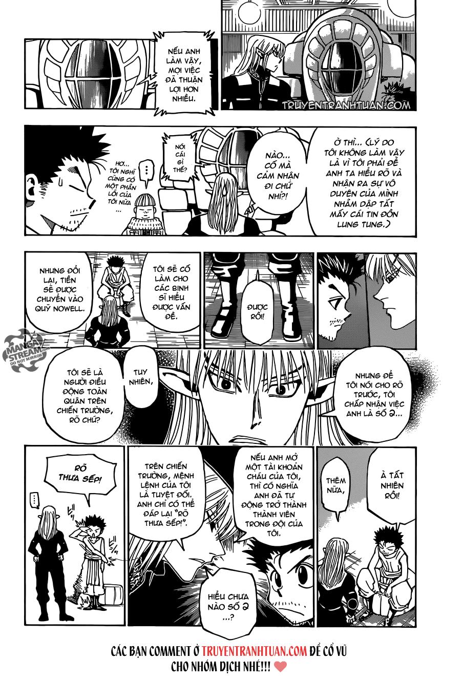Hunter x Hunter Chap 347 - Next Chap 348