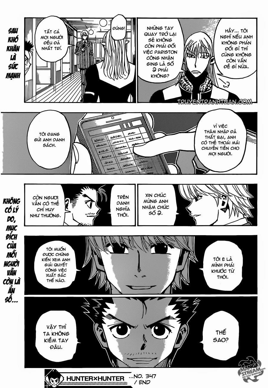 Hunter x Hunter Chap 347 - Next Chap 348