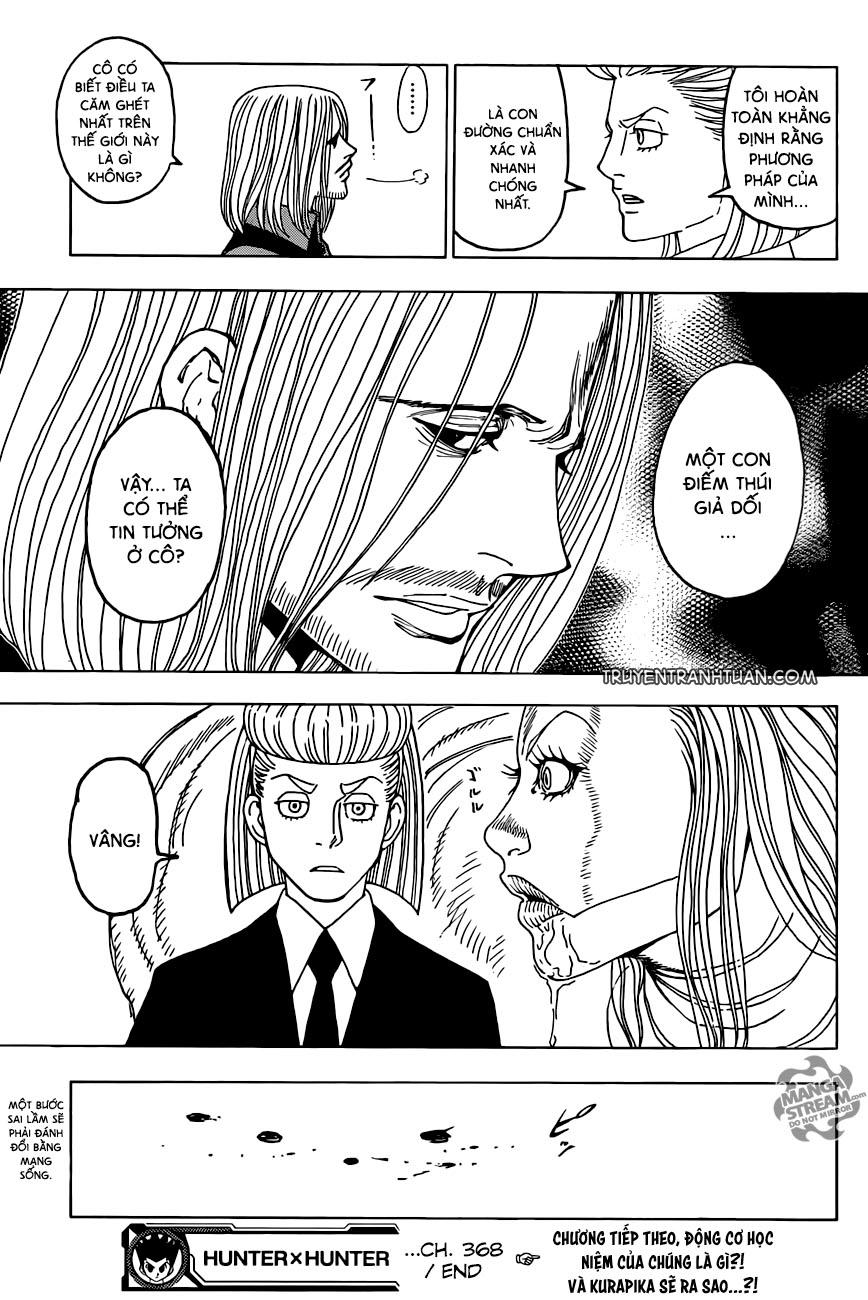 Hunter x Hunter Chap 368 - Next Chap 369