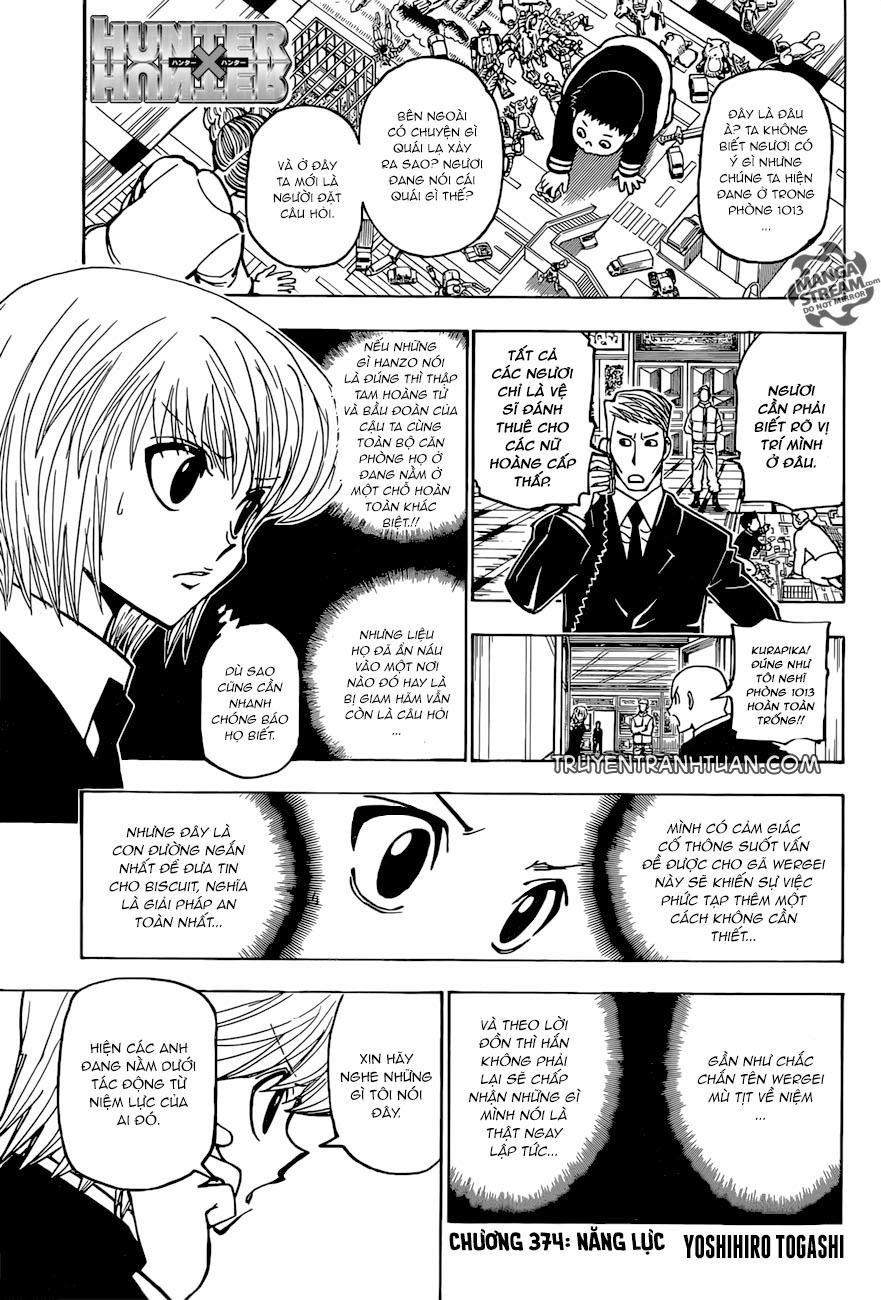 Hunter x Hunter Chap 374 - Next Chap 375