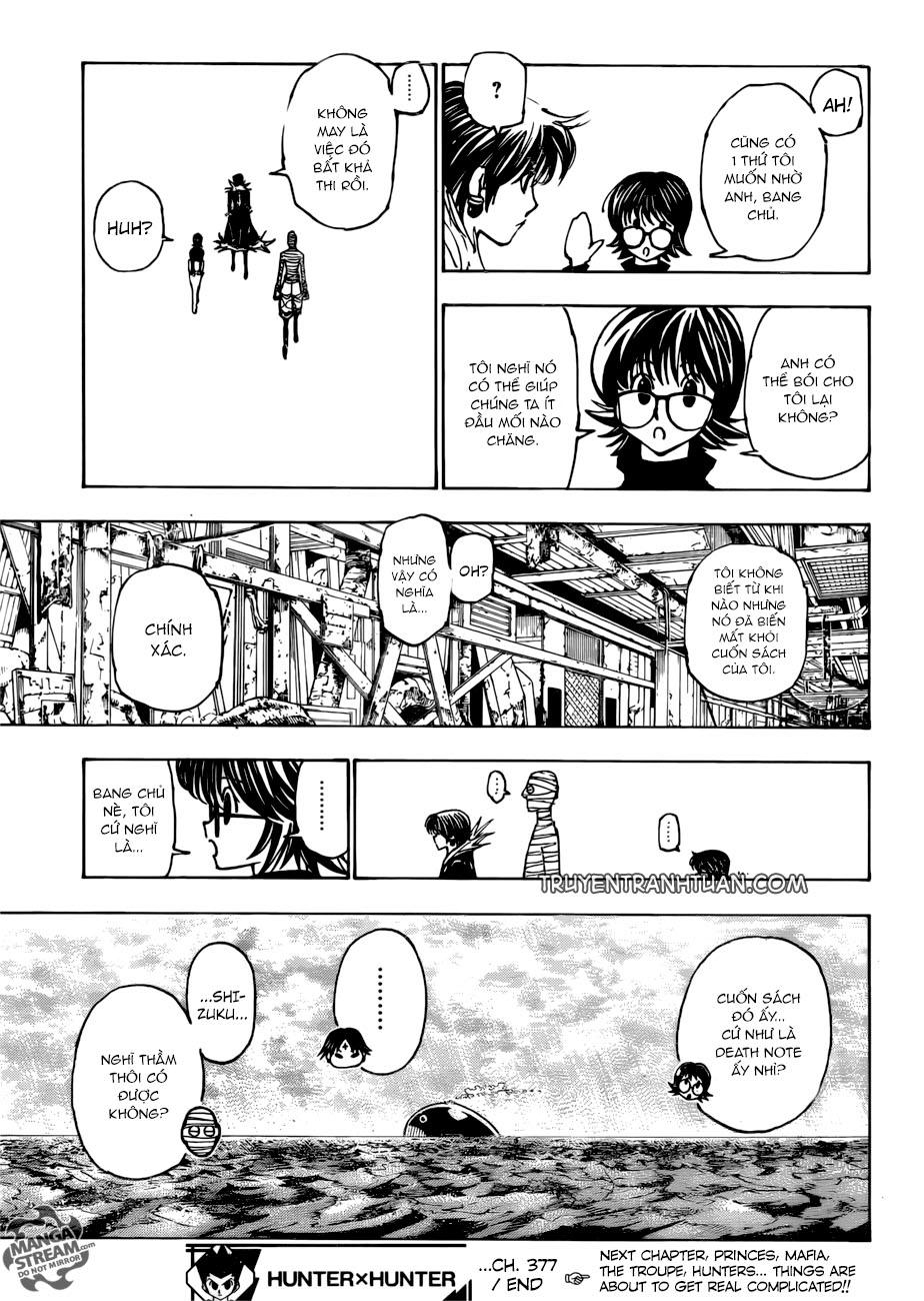 Hunter x Hunter Chap 377 - Next Chap 378