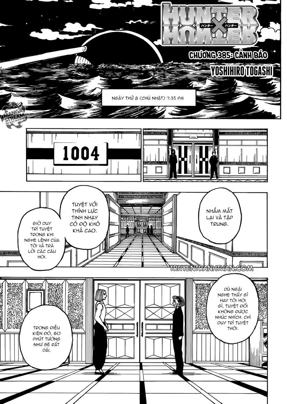 Hunter x Hunter Chap 385 - Next Chap 386