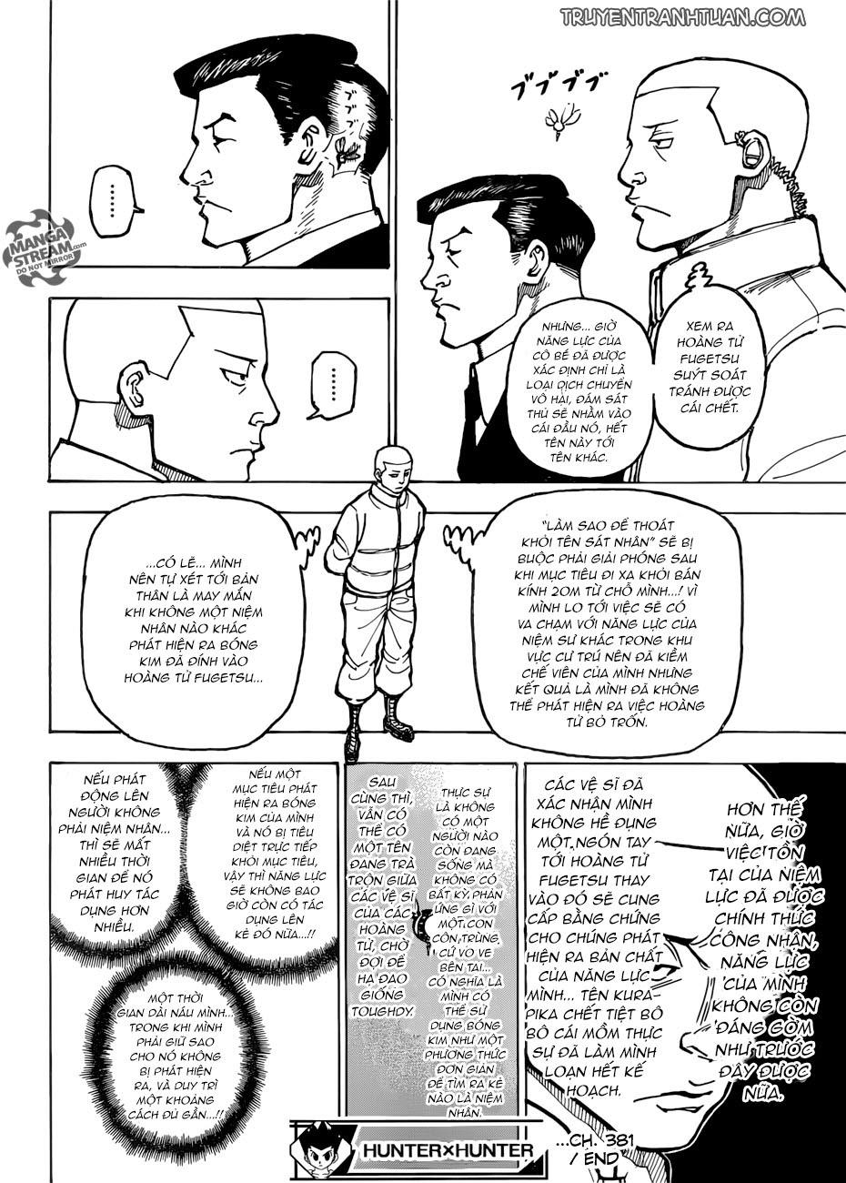 Hunter x Hunter Chap 381 - Next Chap 382