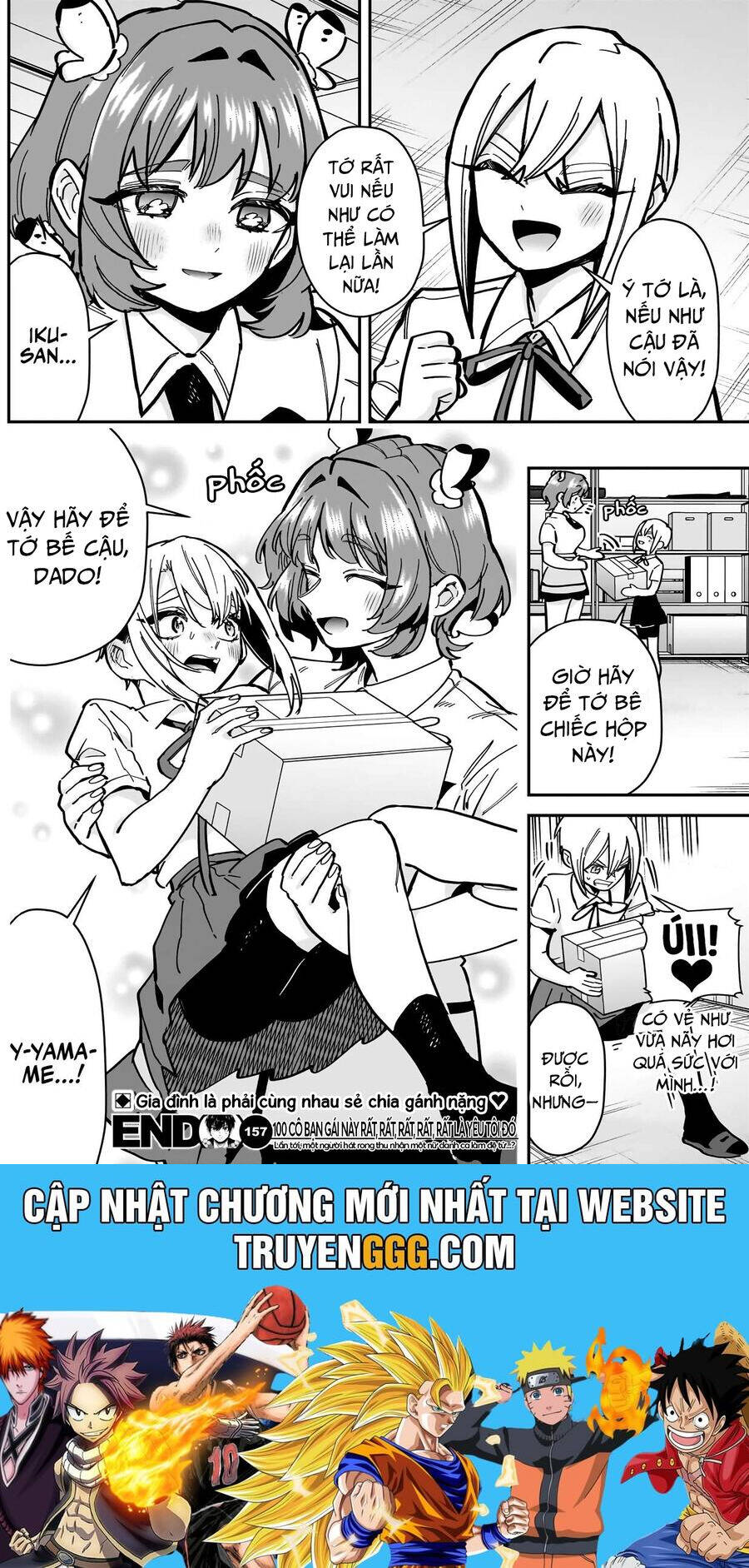 100 Cô Bạn Gái Chap 157 - Next Chap 158