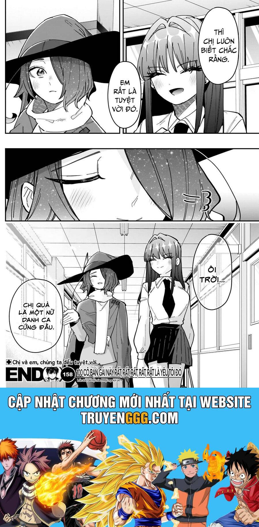 100 Cô Bạn Gái Chap 158 - Next Chap 159
