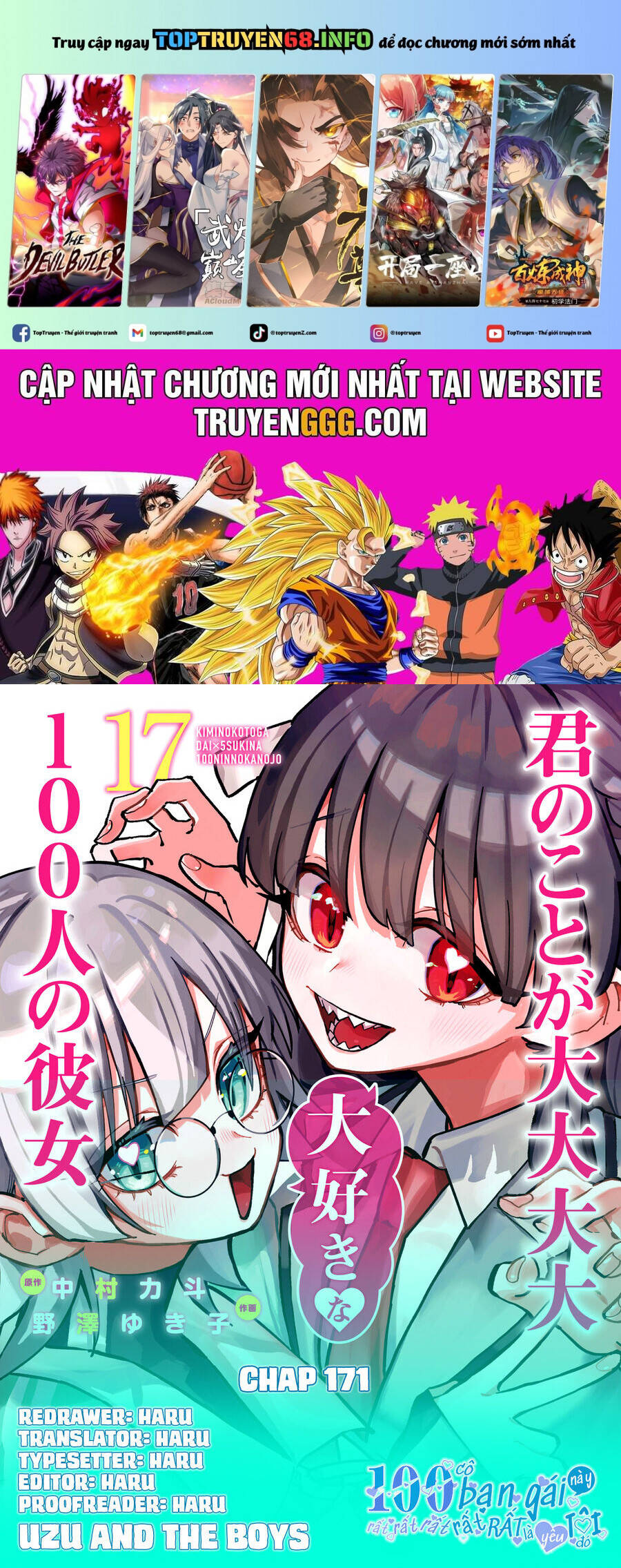 100 Cô Bạn Gái Chap 171 - Next Chap 172