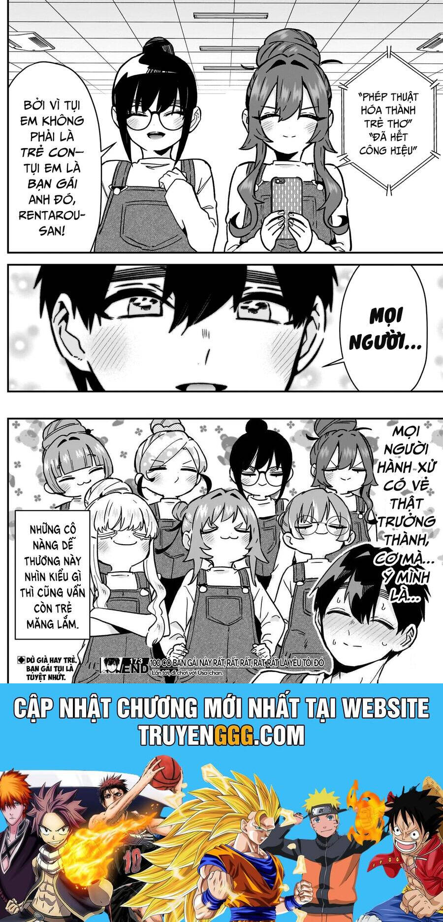 100 Cô Bạn Gái Chap 173 - Next Chap 174