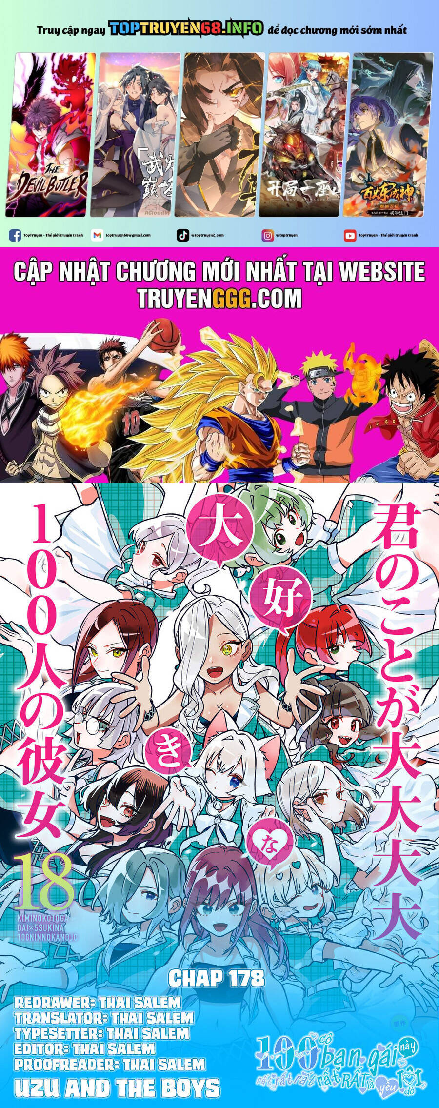 100 Cô Bạn Gái Chap 178 - Next Chap 179