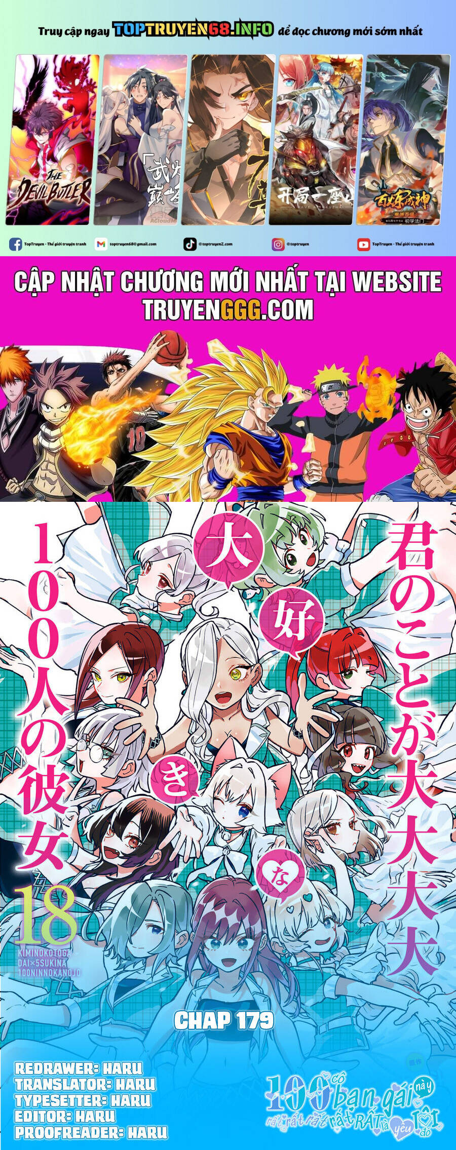 100 Cô Bạn Gái Chap 179 - Next Chap 180