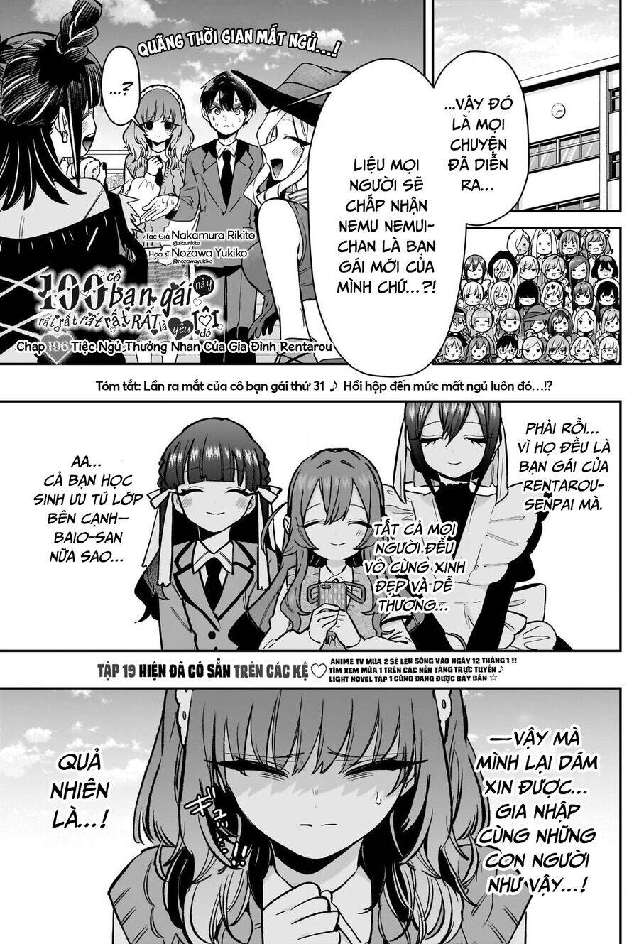 100 Cô Bạn Gái Chap 196 - Next Chap 197