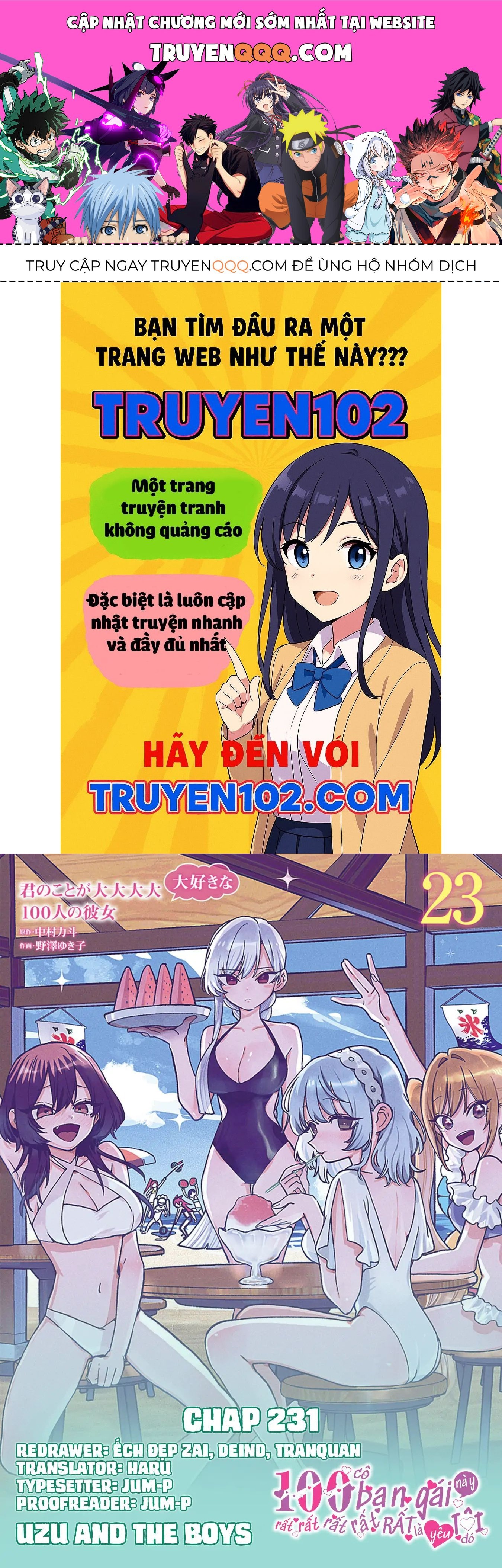 100 Cô Bạn Gái Chap 231 - Next Chap 232