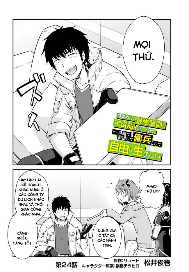 Mezametara Saikyou Soubi To Uchuusen-Mochi Datta No De, Ikkodate Mezashite Youhei Toshite Jiyuu Chap 24 - Next Chap 25