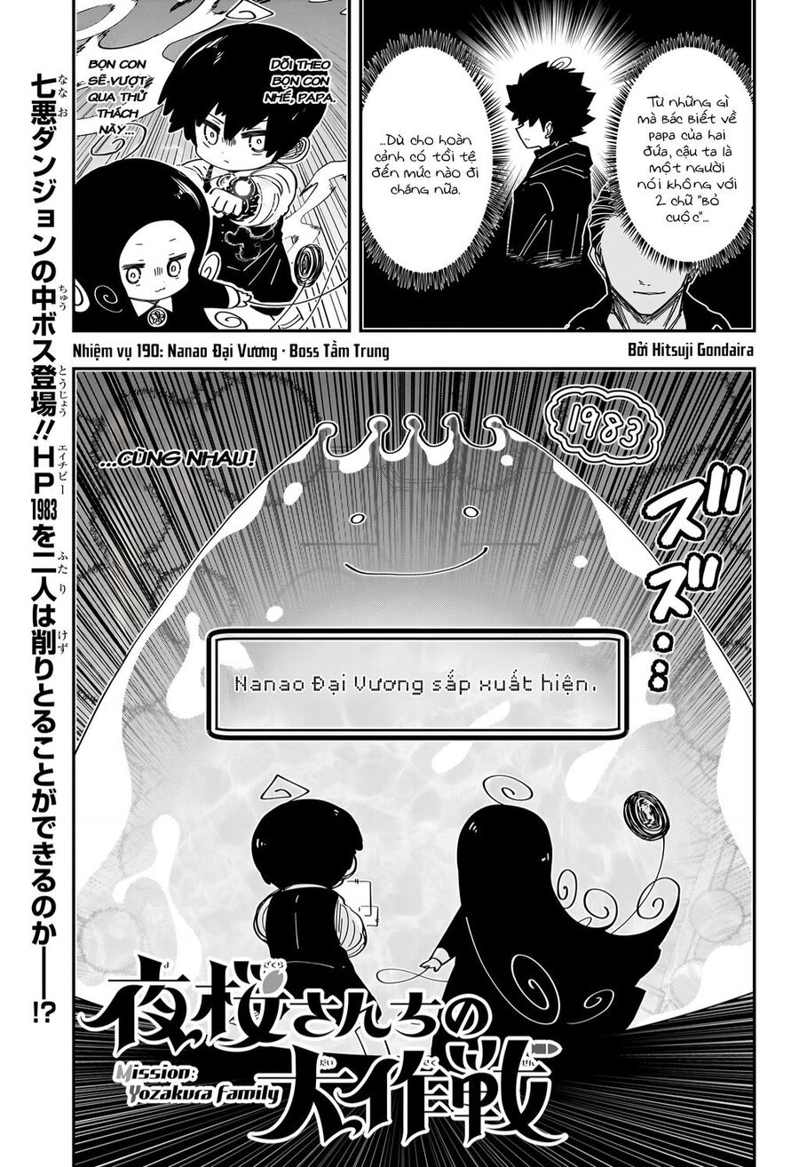 Gia Tộc Điệp Viên Yozakura Chap 190 - Next Chap 191
