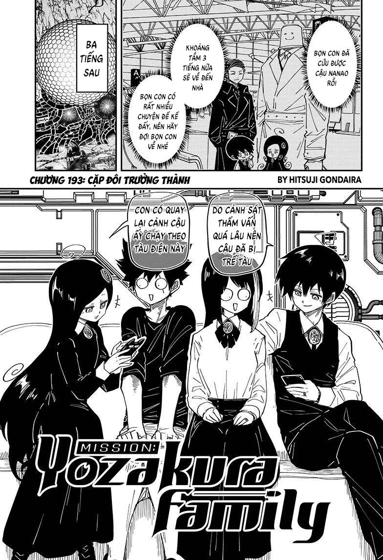 Gia Tộc Điệp Viên Yozakura Chap 193 - Next Chap 194