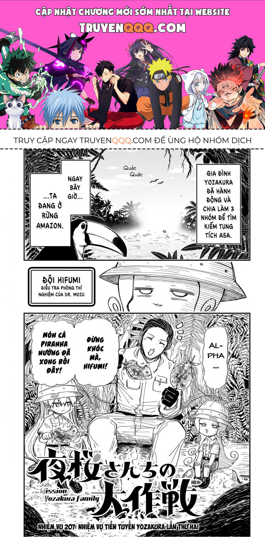Gia Tộc Điệp Viên Yozakura Chap 207 - Next Chap 208