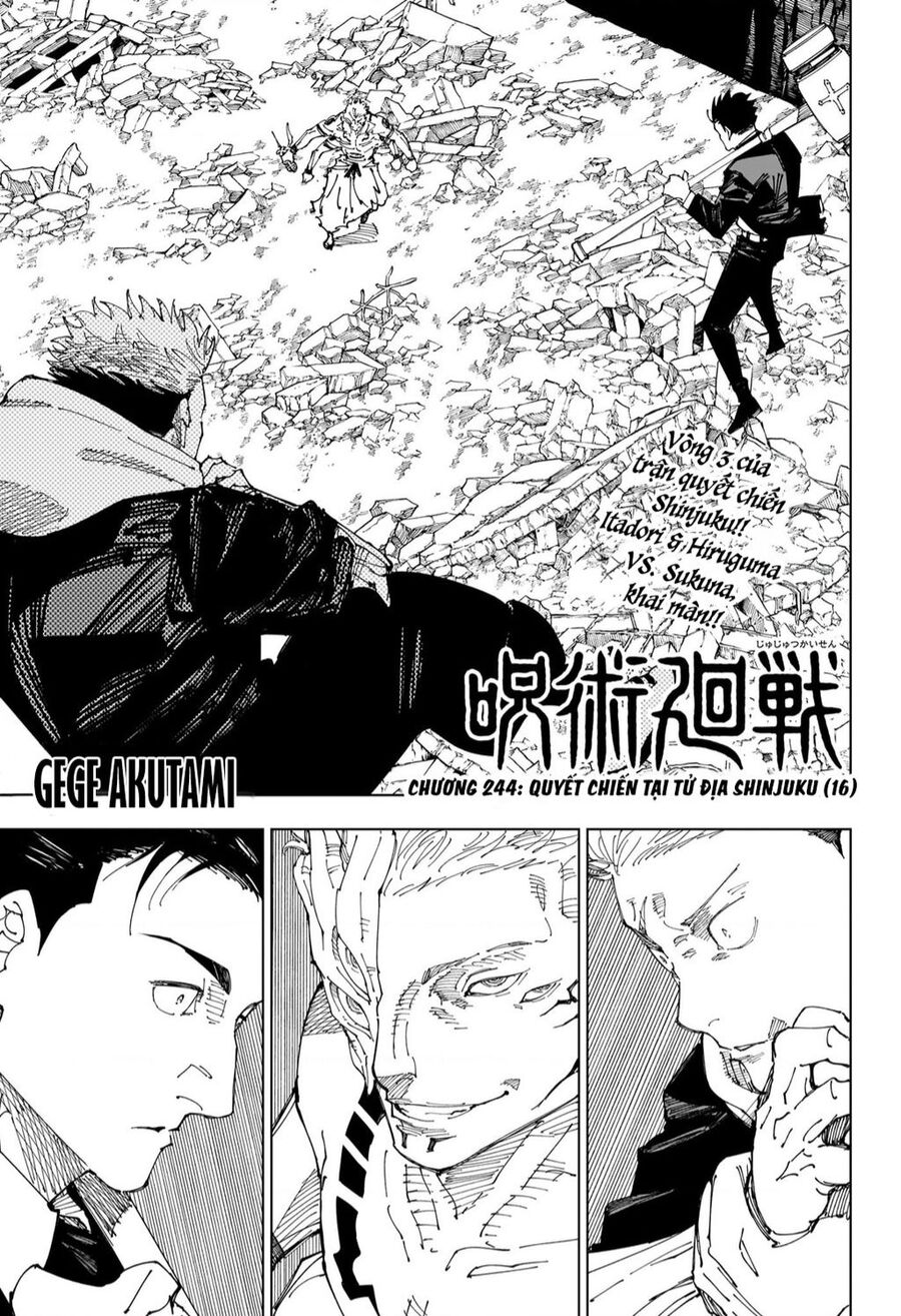 Chú Thuật Hồi Chiến Chap 244 - Next Chap 245