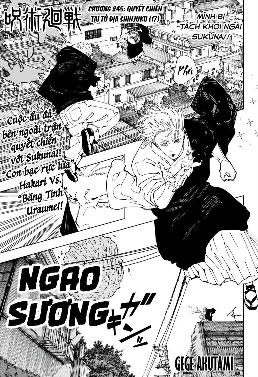 Chú Thuật Hồi Chiến Chap 245 - Next Chap 246