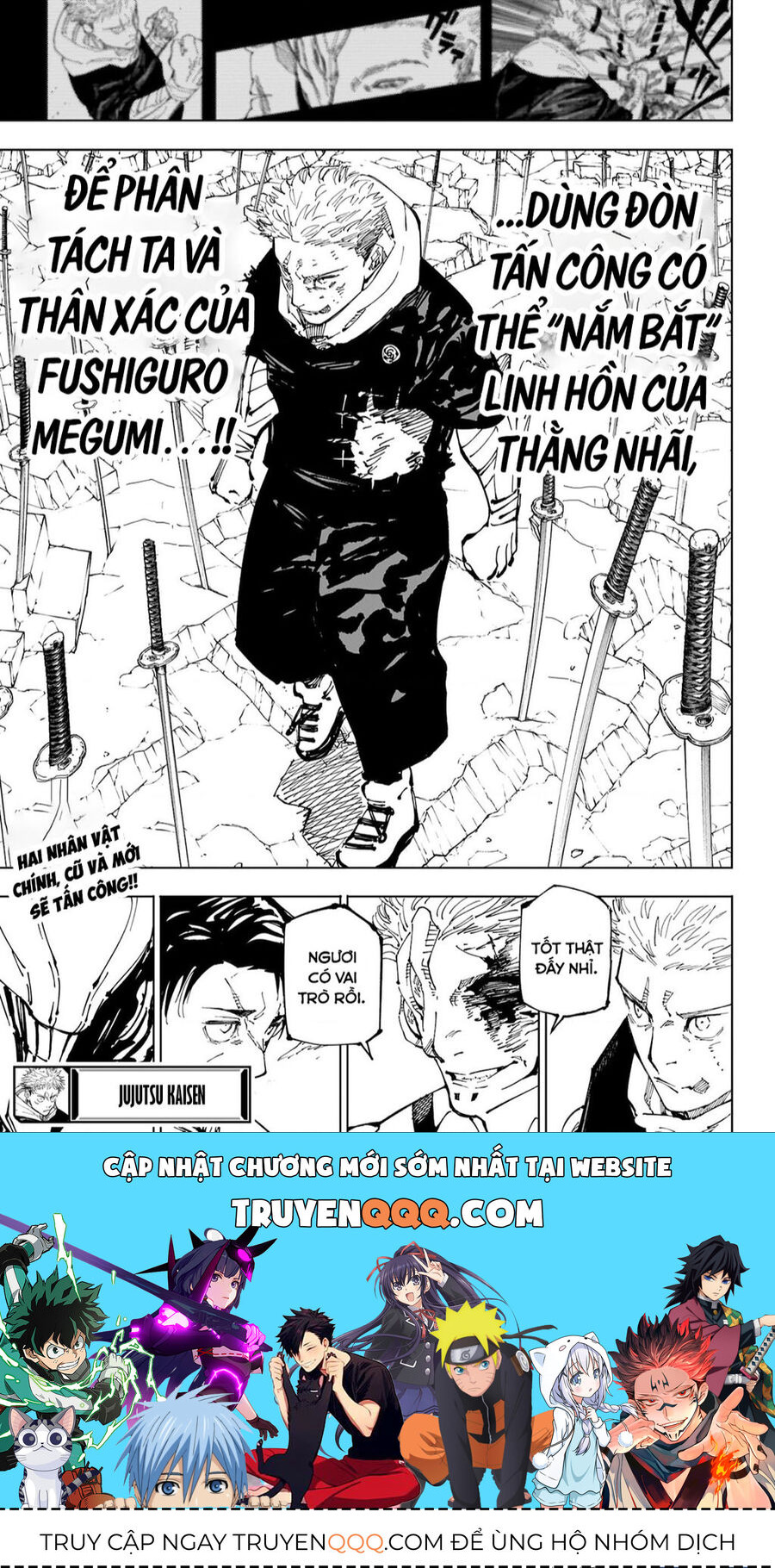 Chú Thuật Hồi Chiến Chap 249 - Next Chap 250