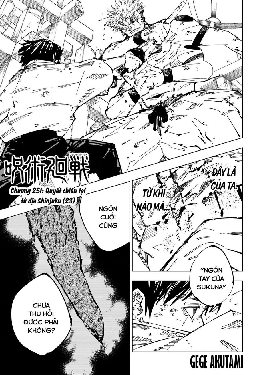 Chú Thuật Hồi Chiến Chap 251 - Next Chap 252