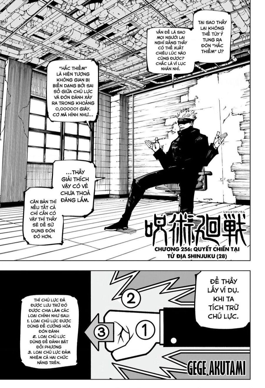 Chú Thuật Hồi Chiến Chap 256 - Next Chap 257