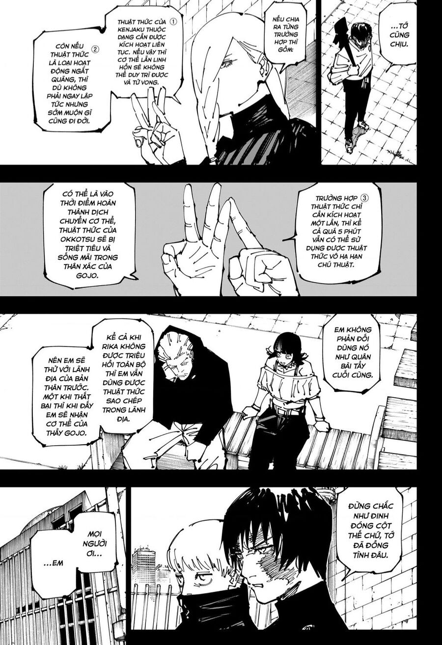 Chú Thuật Hồi Chiến Chap 261 - Next Chap 262