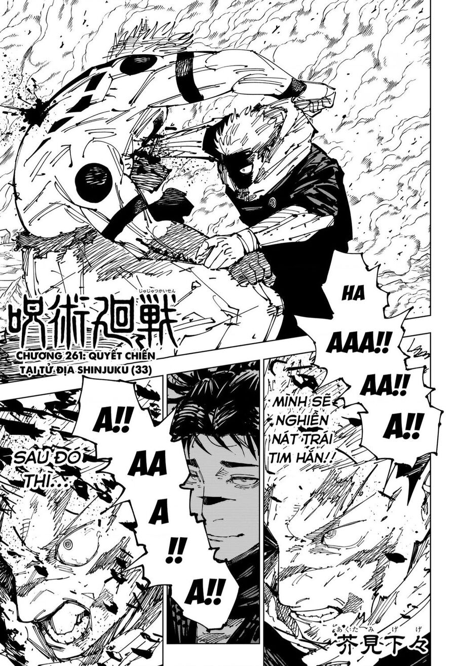 Chú Thuật Hồi Chiến Chap 261 - Next Chap 262