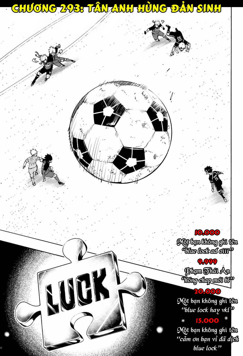 Thiên Tài Bóng Đá, Tiền Đạo Số 1 Chap 293 - Next Chap 294