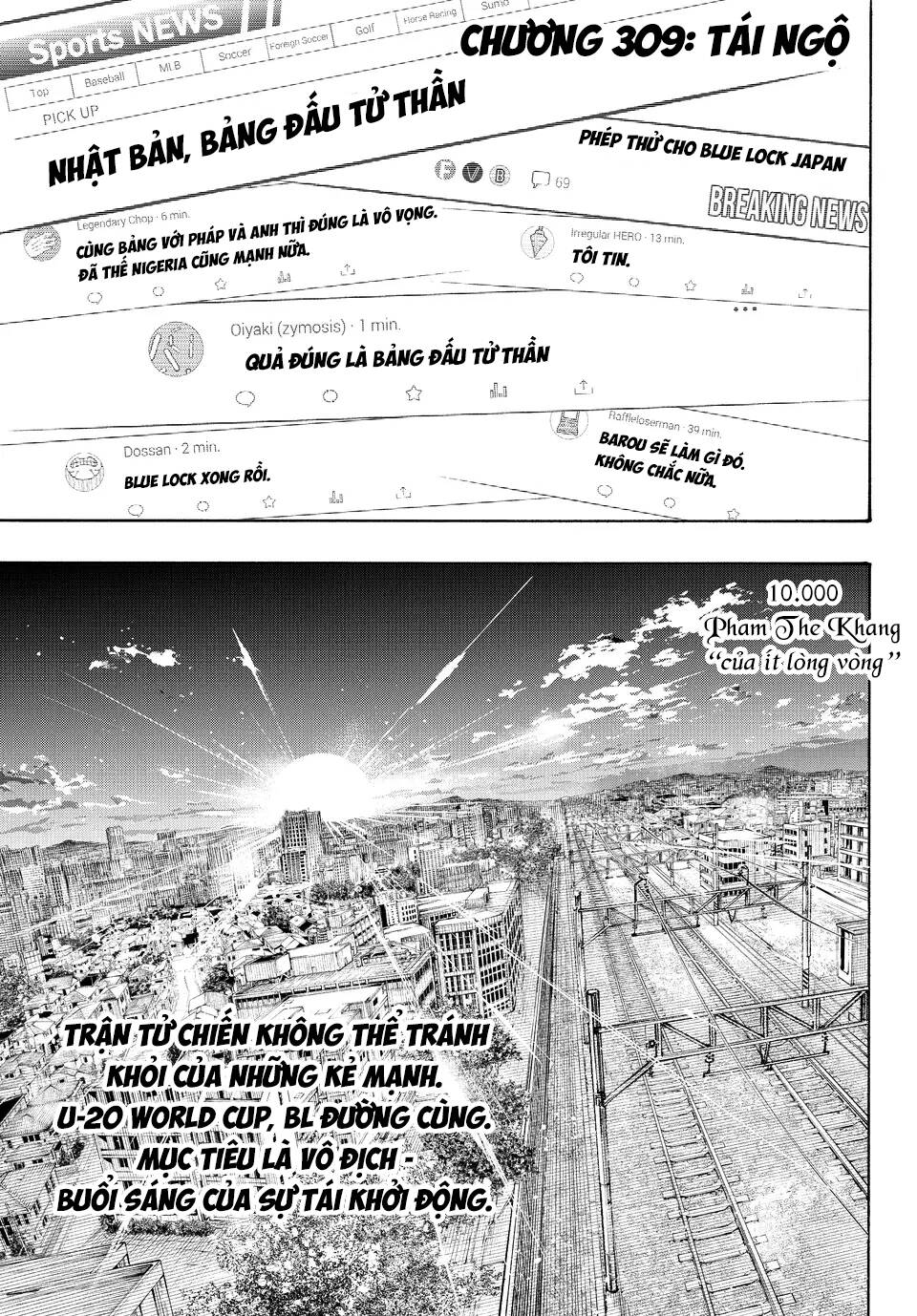 Thiên Tài Bóng Đá, Tiền Đạo Số 1 Chap 309 - Next Chap 310