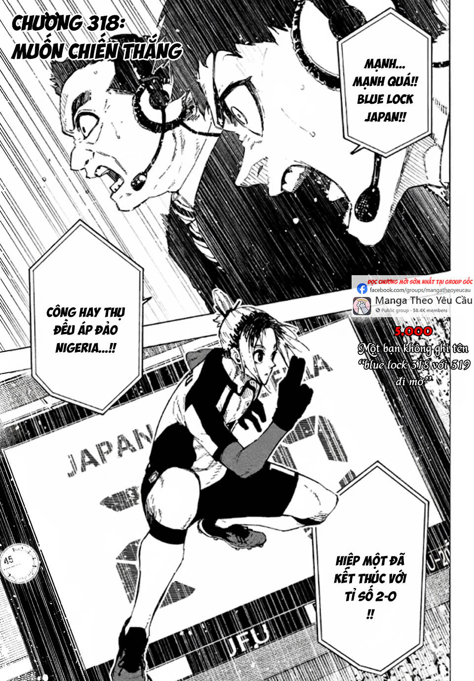 Thiên Tài Bóng Đá, Tiền Đạo Số 1 Chap 318 - Next Chap 319