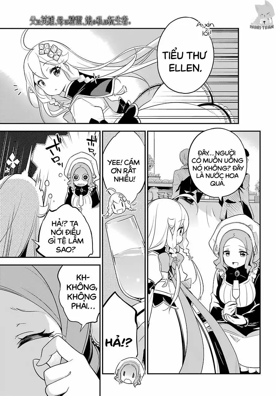 Chichi Wa Eiyuu, Haha Wa Seirei, Musume No Watashi Wa Tenseisha Chap 8 - Next Chap 9