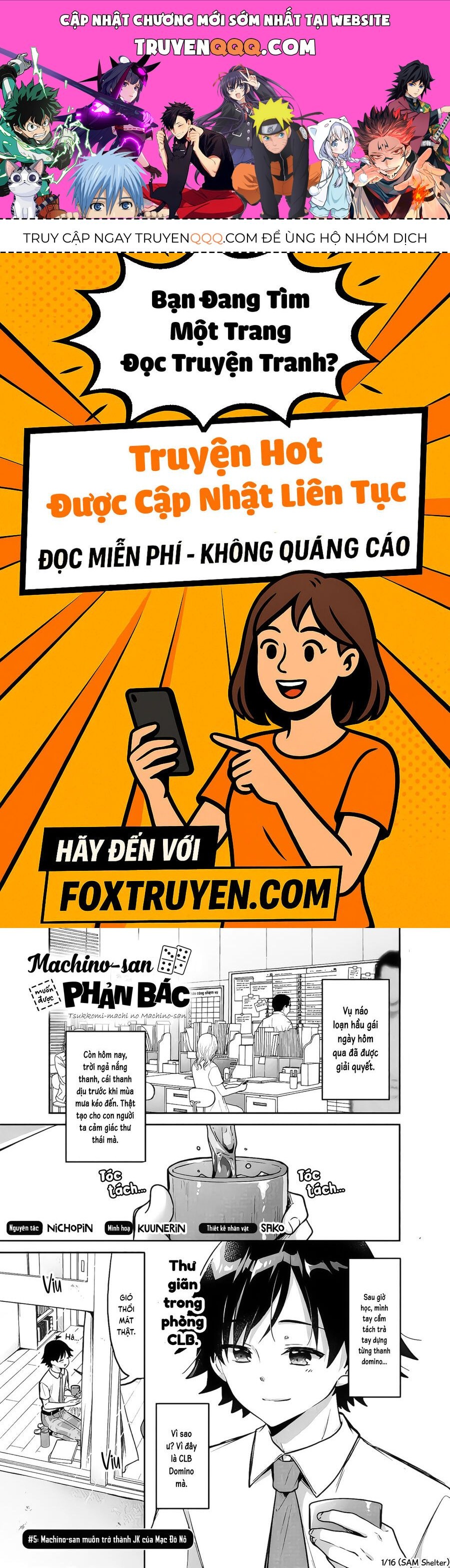Machino-San Muốn Được Phản Bác Chap 5 - Next Chap 6